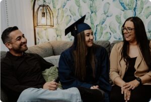 Personas que comparten con un graduado